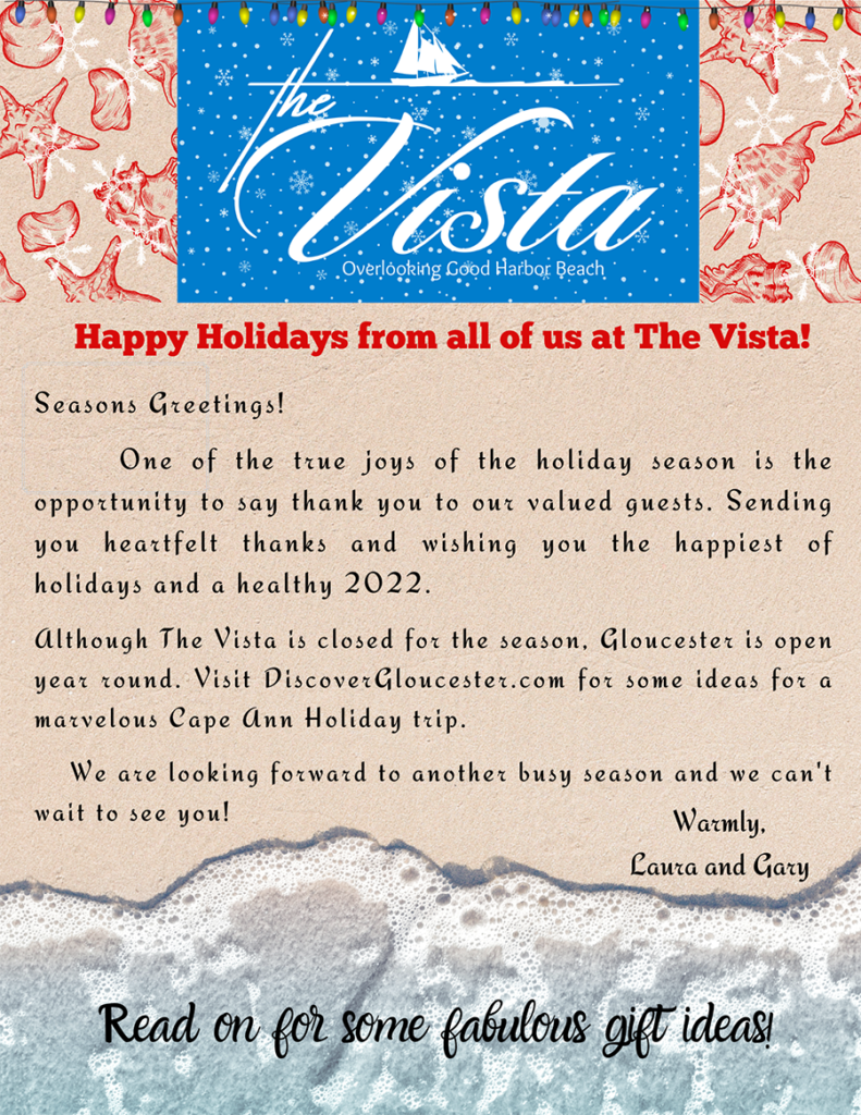Happy Holidays from all of us at The Vista
