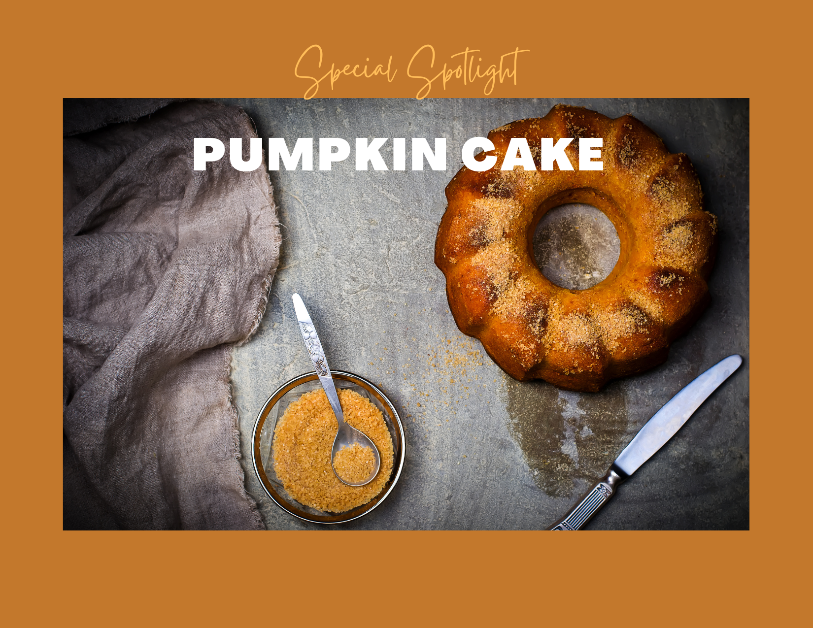 Recipe for Pumpkin Cake from The Vista