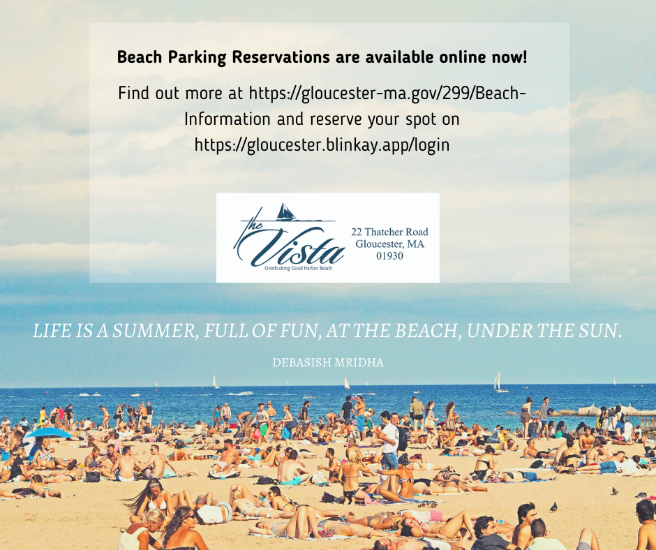 2023 Gloucester MA Beach Parking